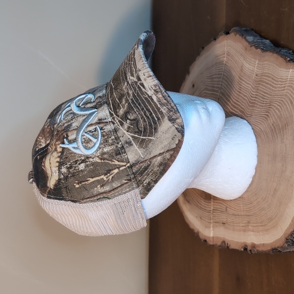 Realtree Camouflage Soft Stretch Sweatband Antler Design Baseball Hat Cap - Picture 6 of 11
